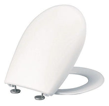 Charger l'image dans la galerie, Abattant double charniere individuelle ajustable en acier inoxydable opio thermoplastique blanc ref 47105610 siamp. Quincaillerie sénégalaise, Dakar Mbour, Saint Lous